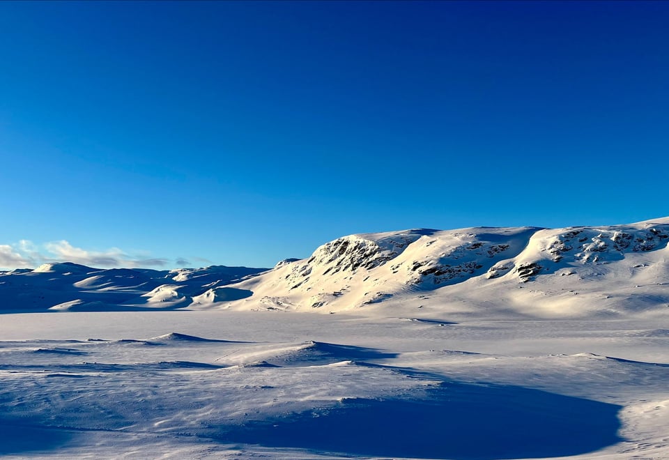 Vinter på Litlos.