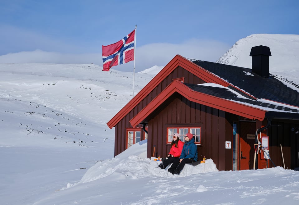 Bilder fra Rondvassbu, Påske 2024.