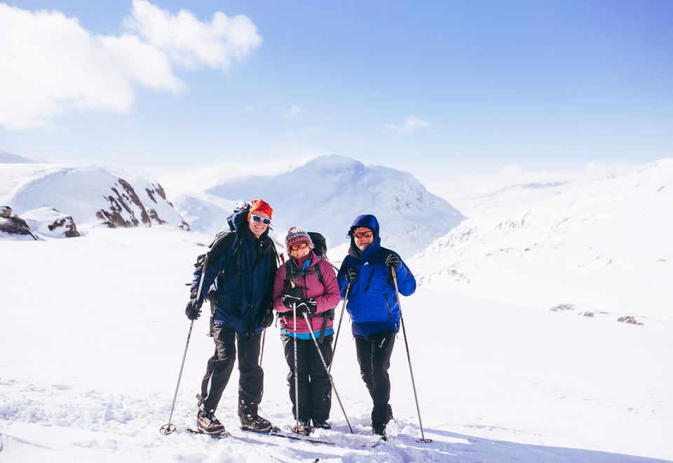 Bilder fra fellestur mellom Nørdstedalseter og Sognefjellshytta. Andre etappe av MASSIV. 