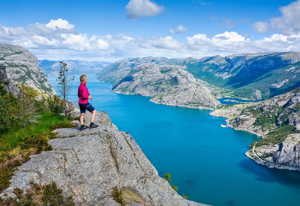 Tur til Hatten ved Lysefjorden