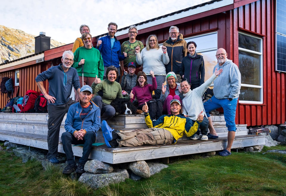 Klart det går på tur til Nilsebu september 2024. DNT tilrettelagt.