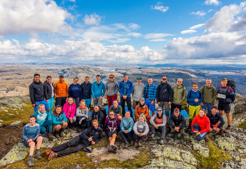 Bilder fra Fjellflørt 25-35 år september 2022 på Stranddalen turisthytte. Turledere Amy Mir og Torkel B. Reinertsen.