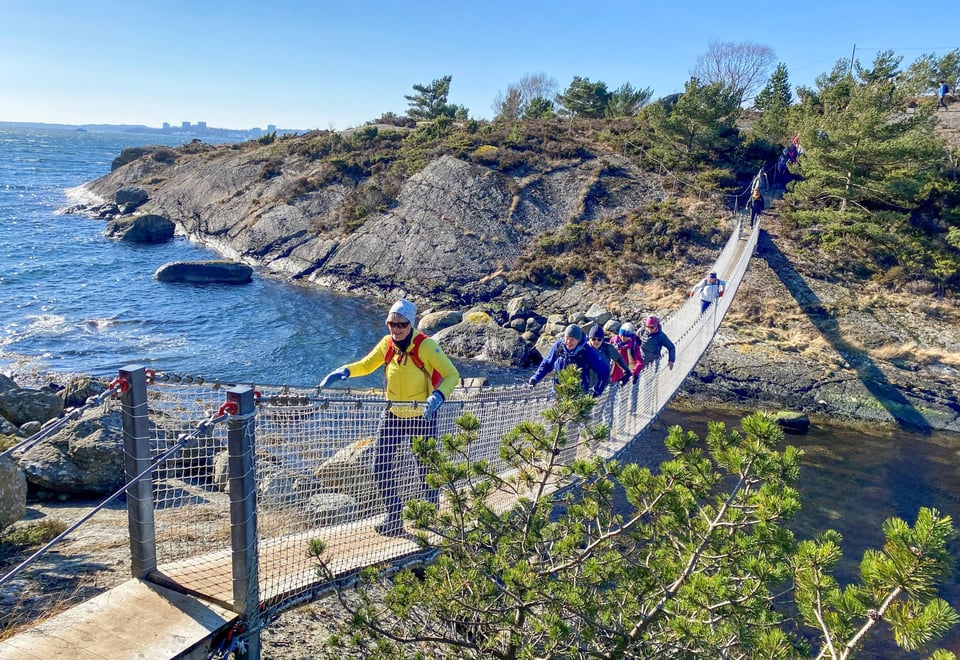 Bilder fra Vassøyturen 9. mars 2022. Nærtur, 52 hverdagsturer, kysttur.