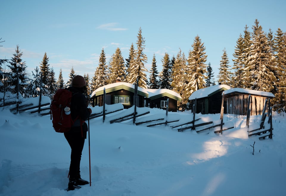 Skitur til Jørgenhytta, Krokskogen.