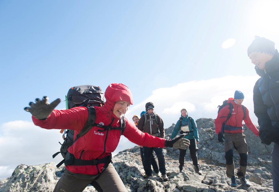 Fellestur over Knutshøe med DNT ung. Fjellfilmfestivalen 2012. 