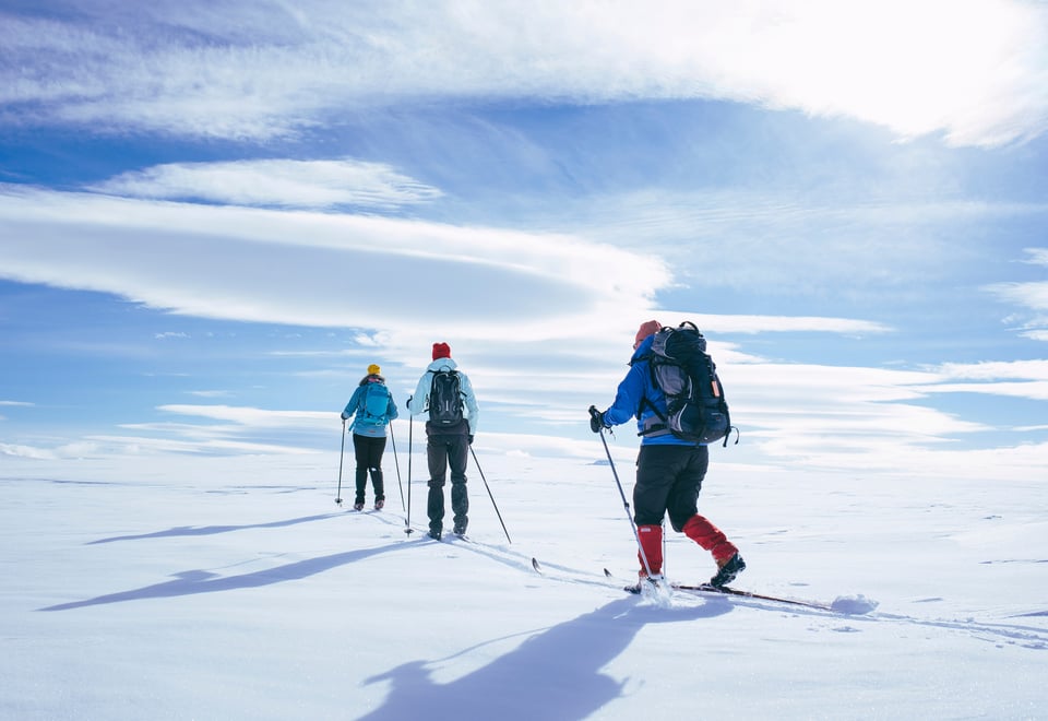 DNTs påskeinformasjon på Kalhovd 2018. 