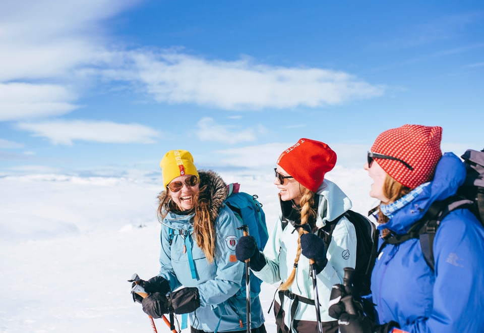 DNTs påskeinformasjon på Kalhovd 2018. 