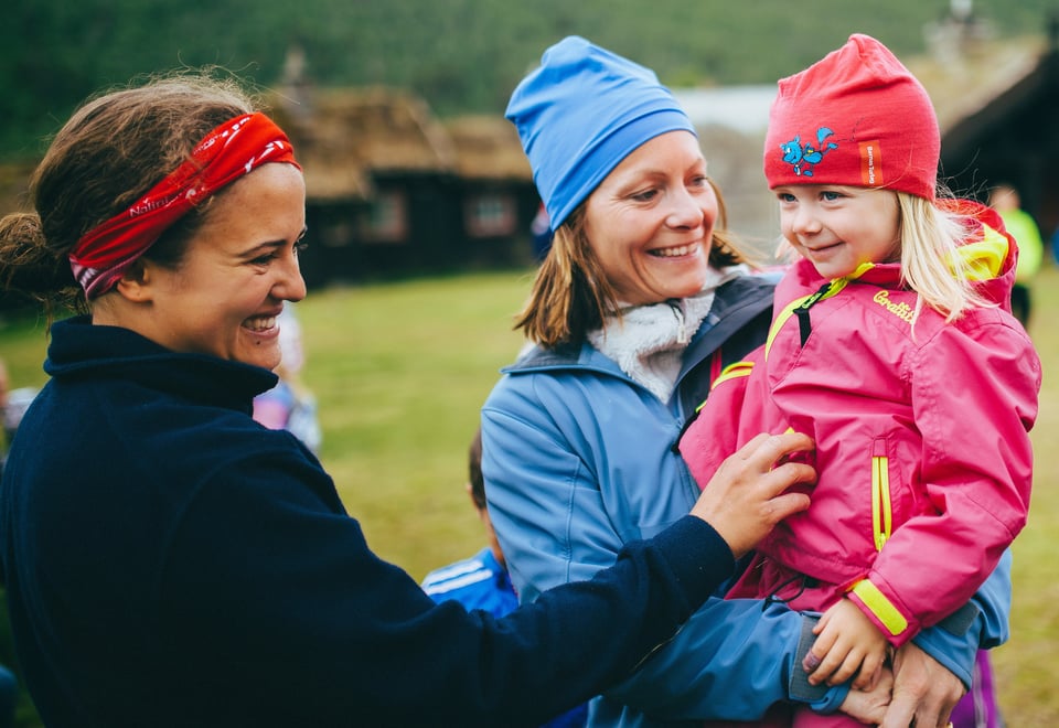 Barnas turlag med familicamp på Sota sæter i Juli 2015. 