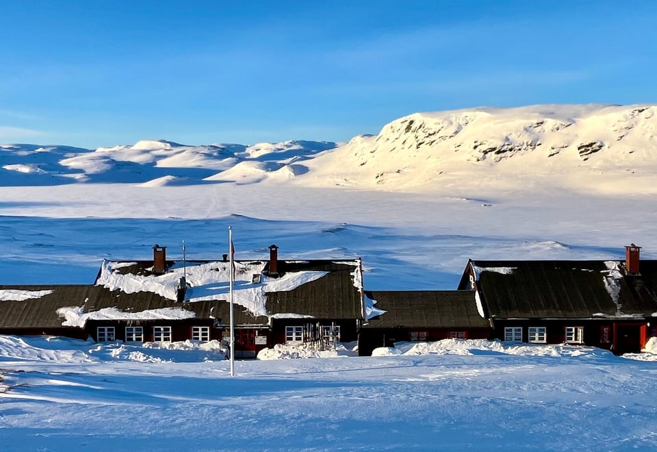Vinter på Litlos.