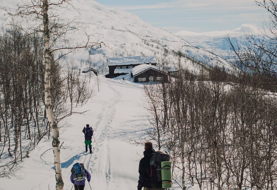 Skogadalsbøen vintertid