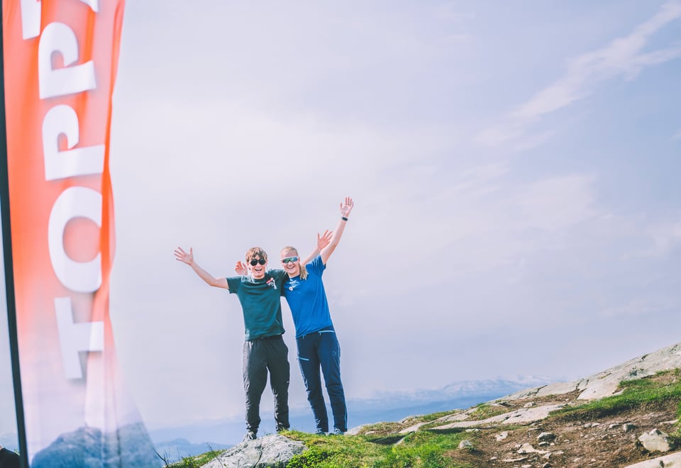 Topp 7 i Bymarka utenfor Trondheim. 