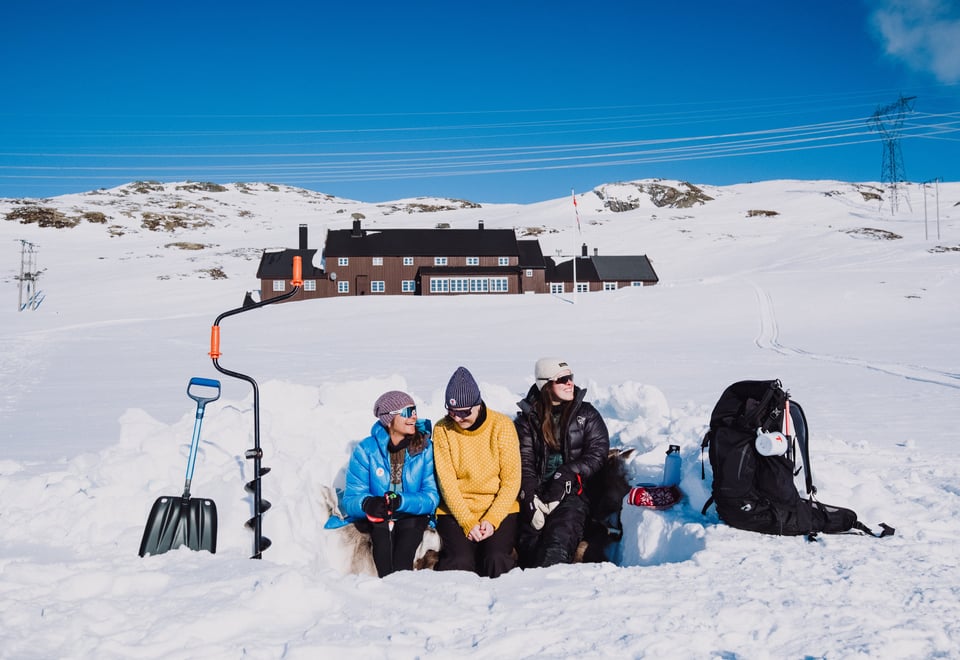 Geiterygghytta, vinter 2025.