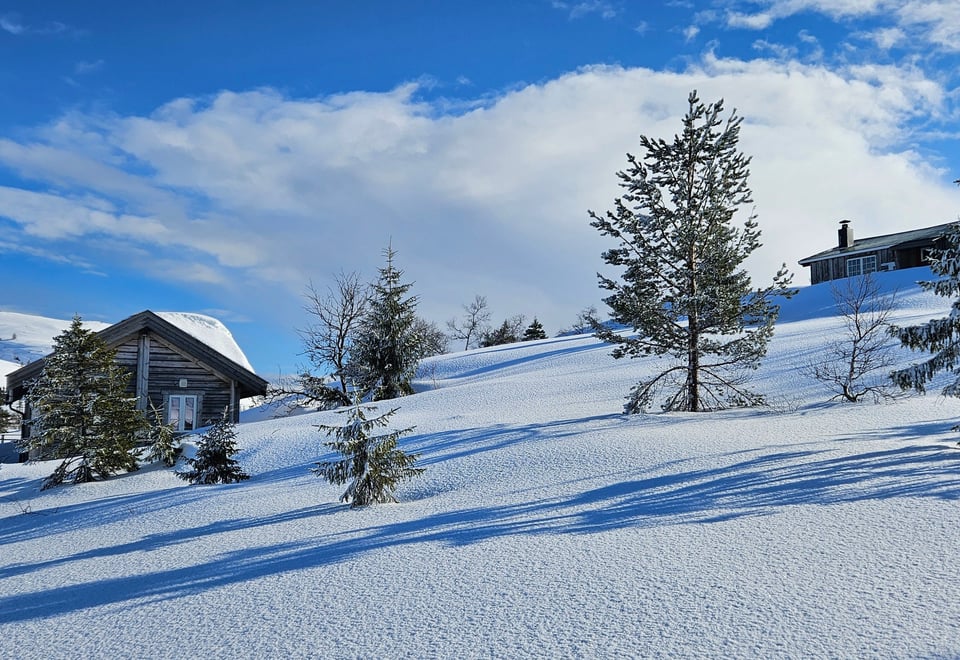 Mjåvasshytta om vinteren