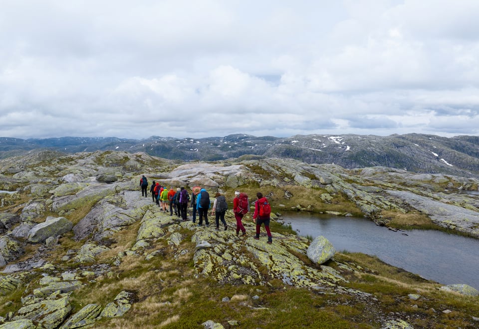 Fellestur til Skavlabu med Nordhordland Turlag, 5.–6. juli 2024.