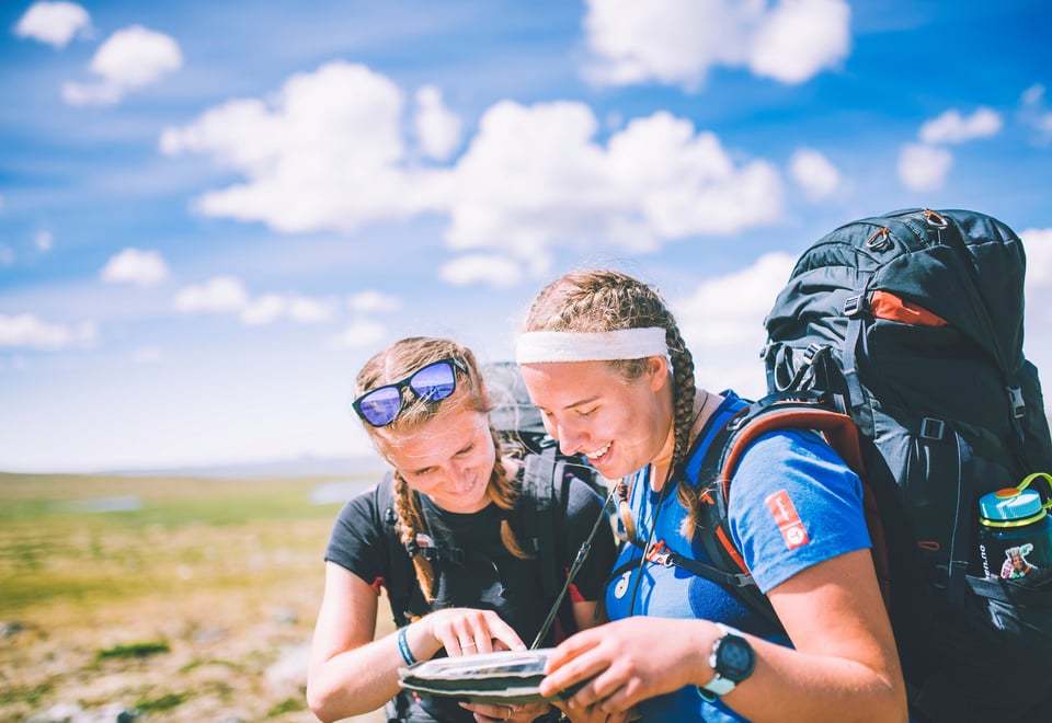 Åpningsuken av Monsen minutt for minutt gikk gjennom Hardangervidda i strålende vær. Bildet er fra etappen mellom Stigstuv og Rauhelleren. 