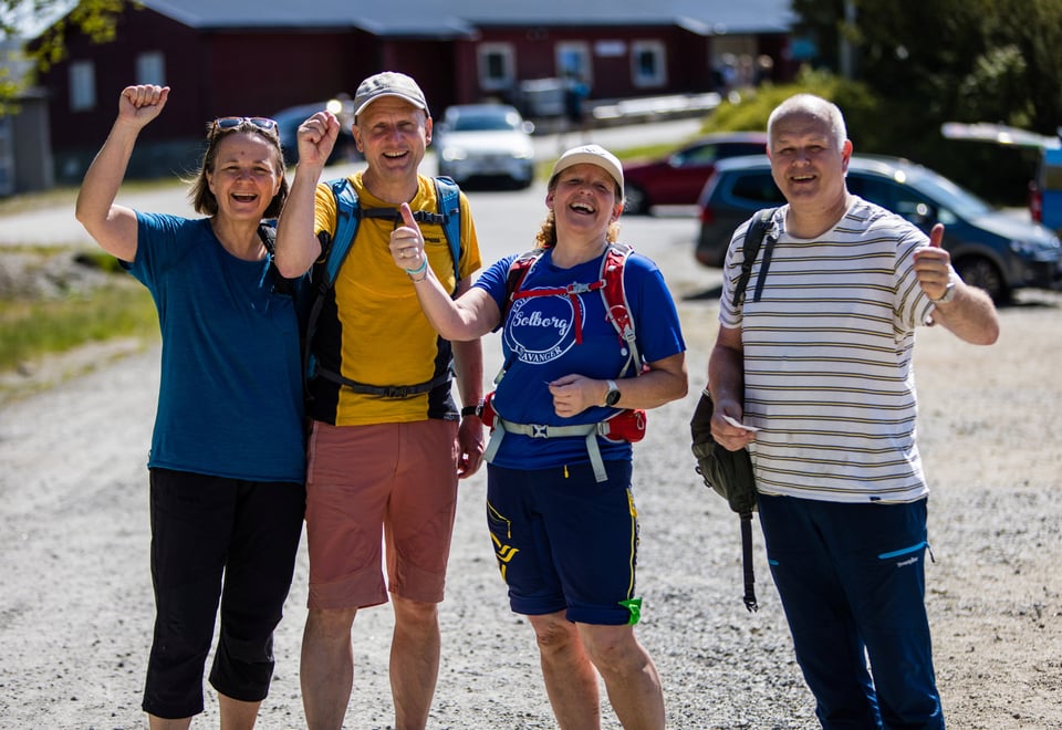 Bilder fra 7-nutsturen 2023 hvor løypa gikk fra Vatne skytebane og innom nyheten Timpeltu.