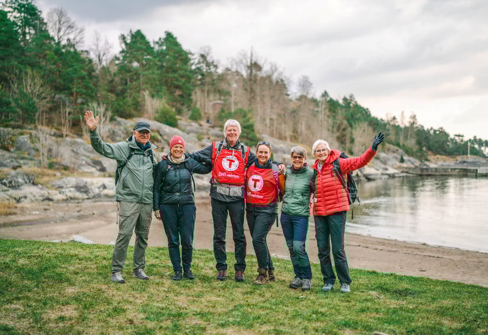 Tur med frivillige i nyoppstartede Frogn Turlag