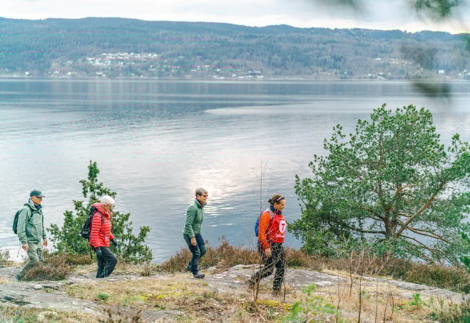 Tur med frivillige i nyoppstartede Frogn Turlag