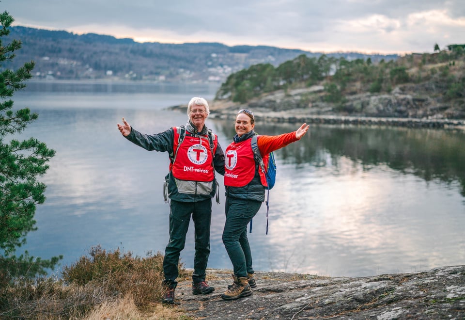 Tur med frivillige i nyoppstartede Frogn Turlag