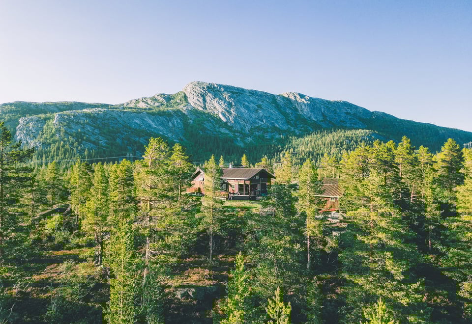 Himingsjå Turisthytte på Lifjell.