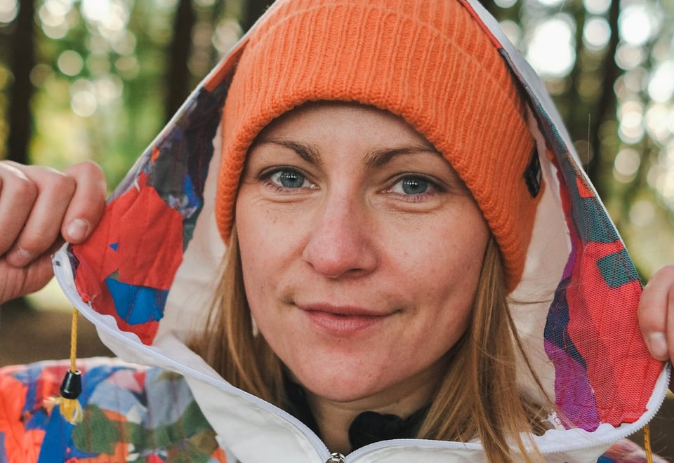 ReTuren syverksted - diverse bilder til promotering. Eleonore Hatfield på bildet.