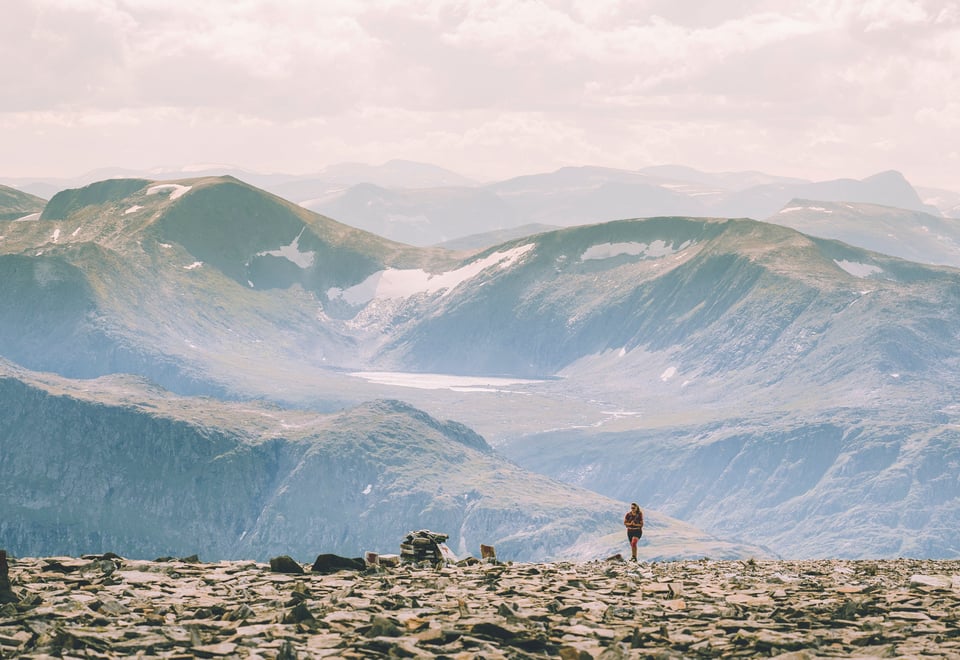 Tur fra Trollheimshytta til Trollhetta. 