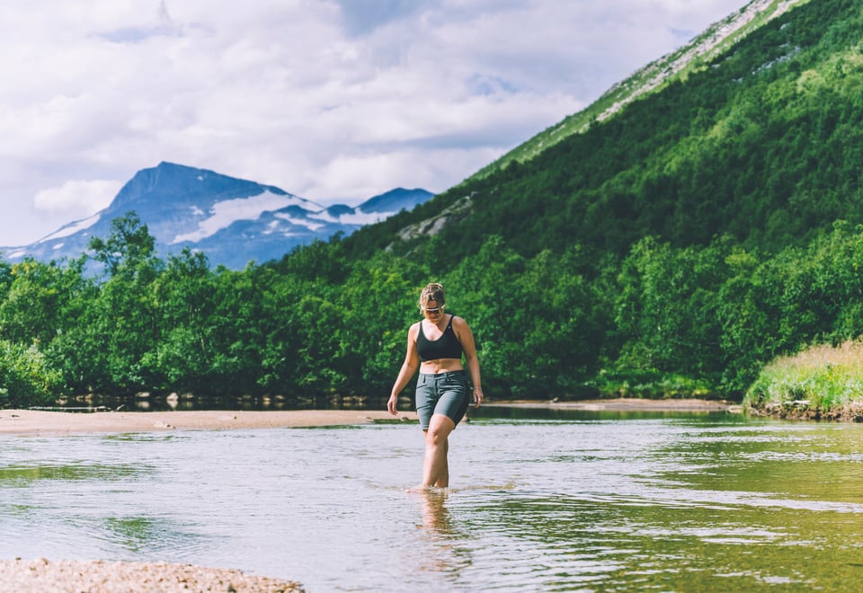 Andre etappe av trekanten i Trollheimen mellom Jøldalshytta og Trollheimshytta. 