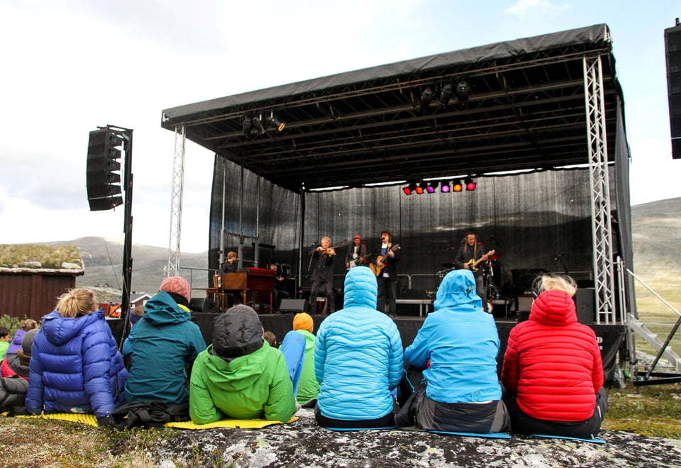 Vamp-konsert på Glitterheim sommeren 2017.