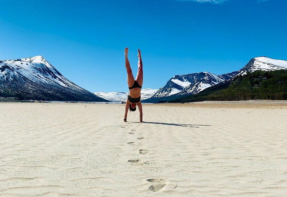 Gjevillvatnet, Oppdal, hvor vinter møter sommer