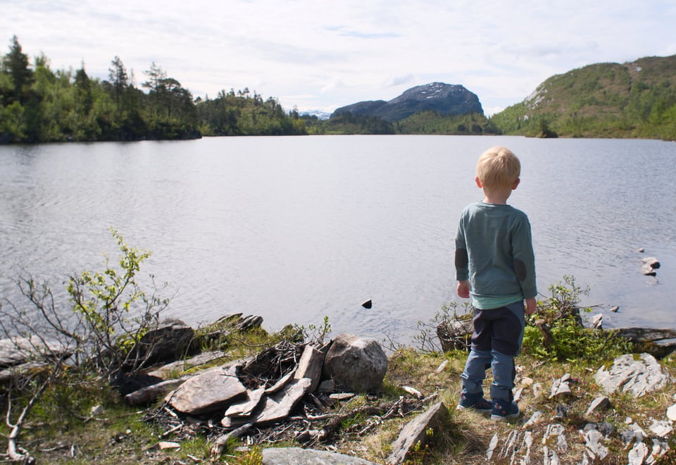 Langesetvatnet på Voss - kort, familievenleg nærtur.