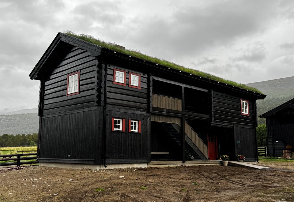 Det nye sovehuset på Sota Sæter, mobilbilder