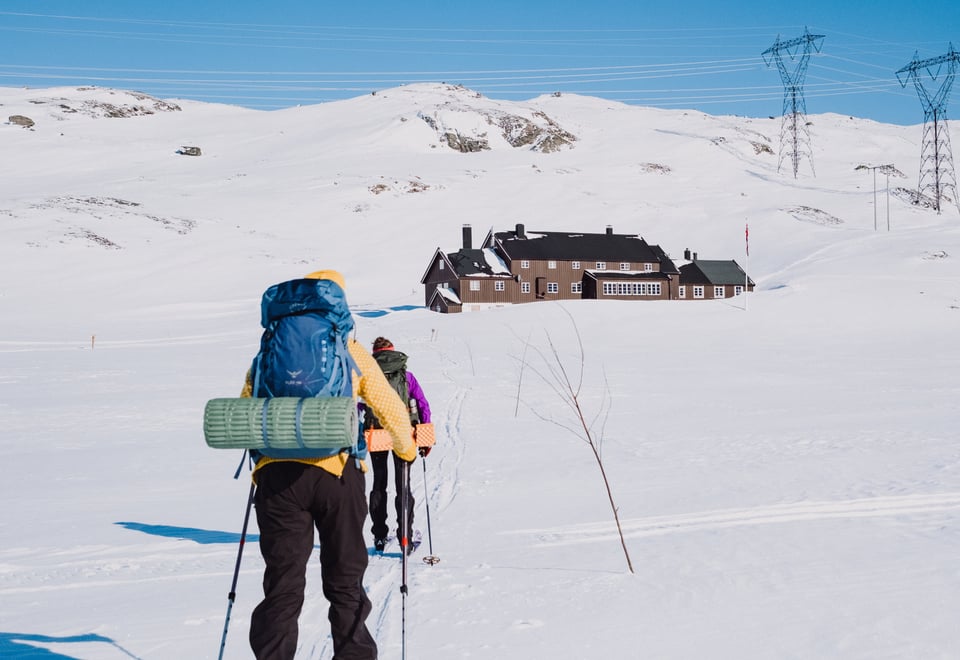 Vinter på Geiterygghytta