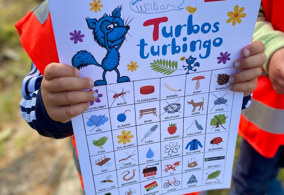 Turbotråkk i Nordbylunden barnehage i Drammen august 2022-
