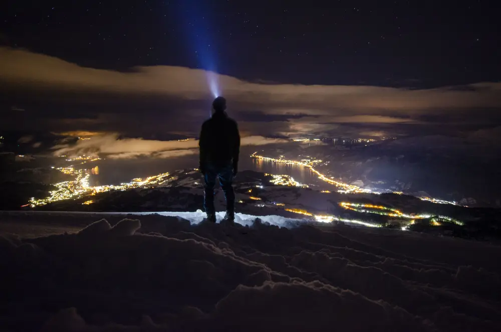 Torefjell by night