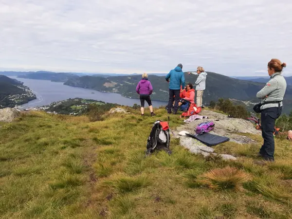 Frå toppen av Ådnanipa