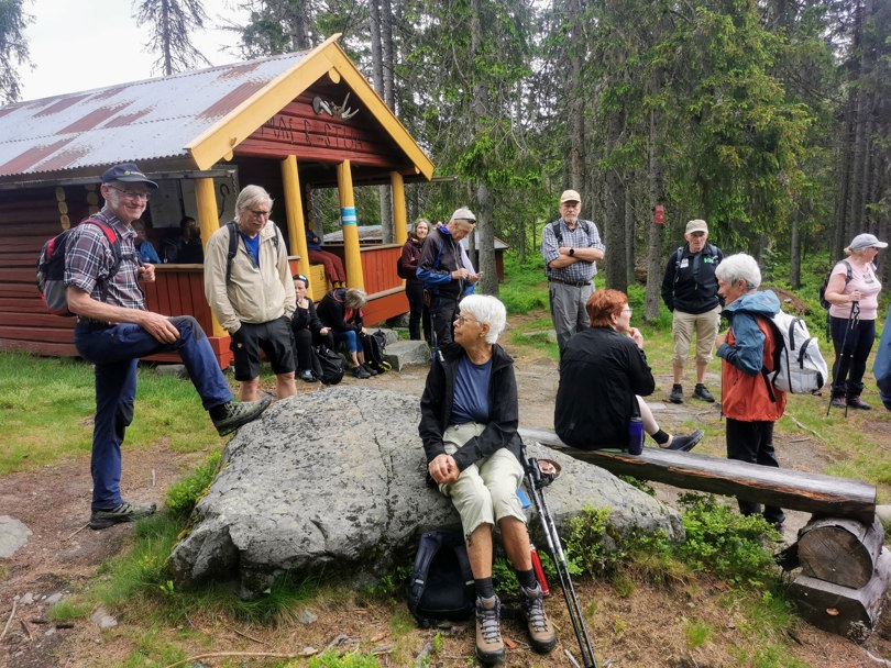 Pause ved Majorstua.