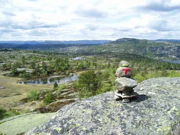 Heimdalsheia sett frå Mjeltenatten.