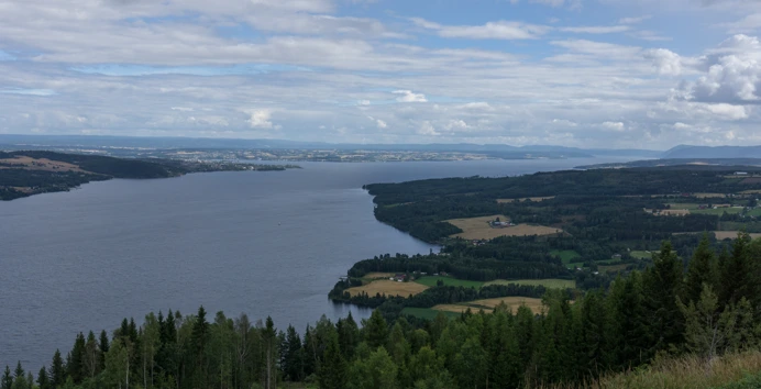 Utsikt over Mjøsa