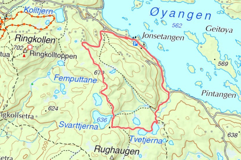 Plott av turen