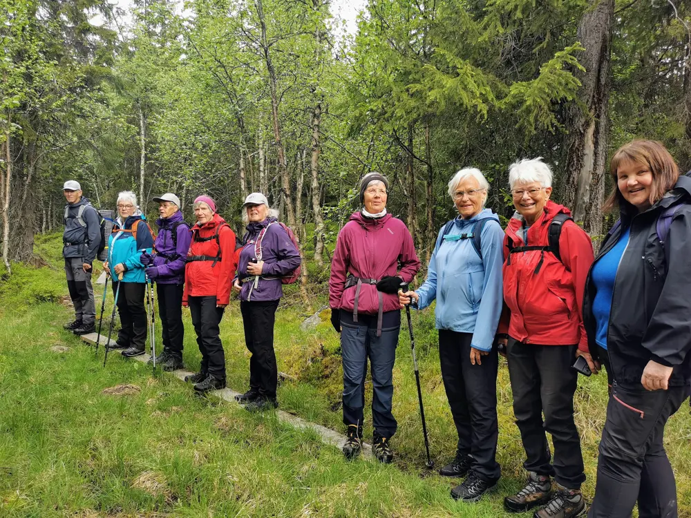 Turdeltagere  på tur