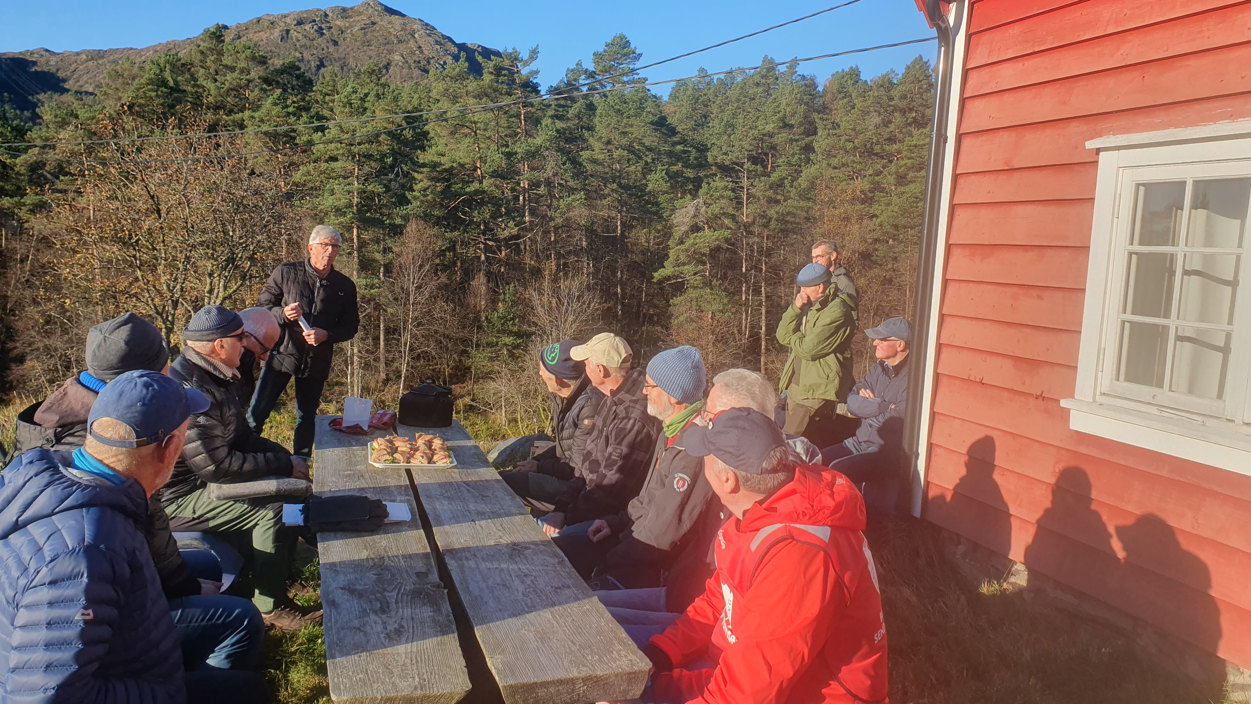 Magne Jostein orienterer om prosjektet
