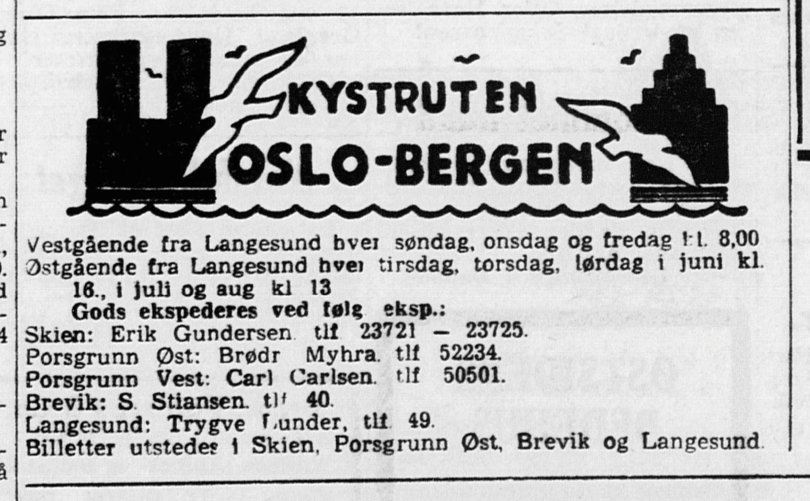 Gammelt avisutklipp