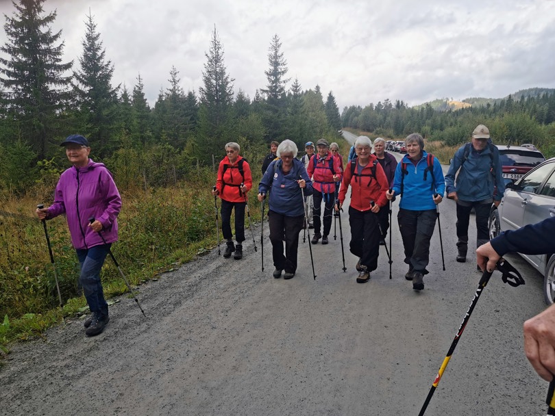 Gruppe på tur