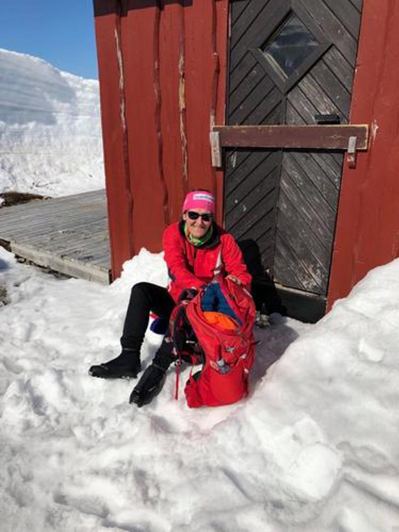 Inger Schei-Næss er frivillig i Hitra Turlag. Foto: Privat