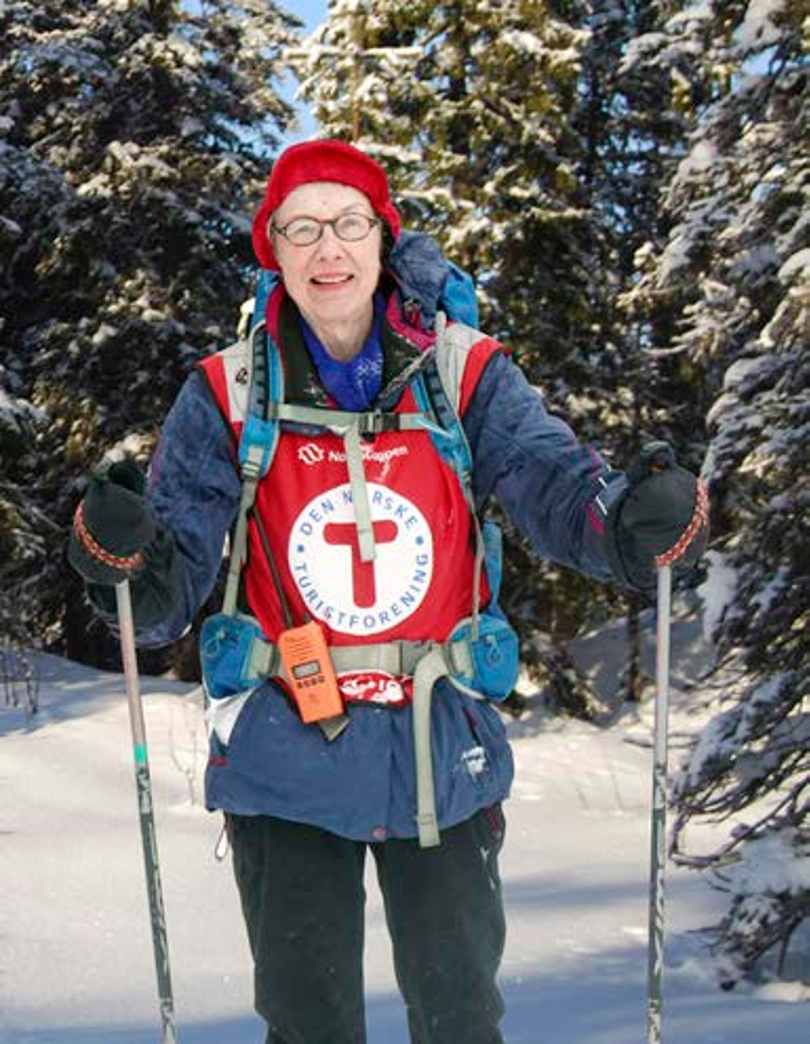 Solvor Kolsrud er med som frivillig i Veteranan. Foto: Magne Krosby