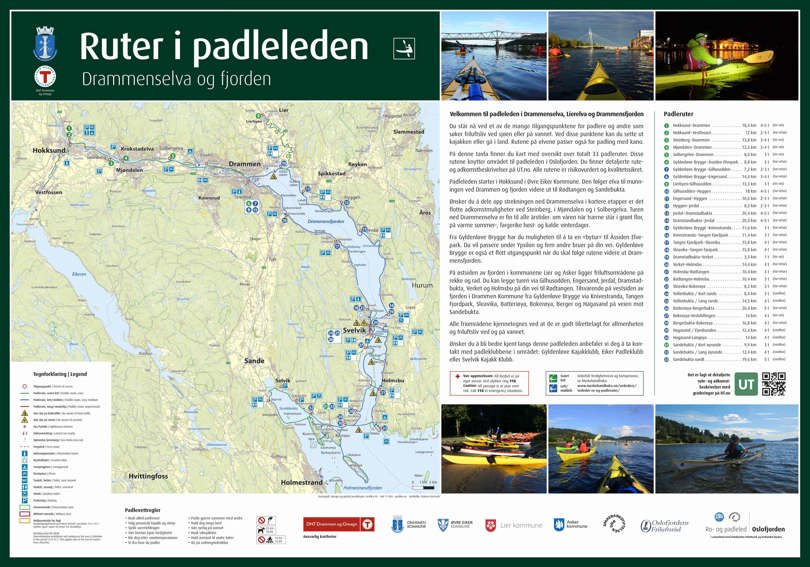 Padleleden i Drammenselva og fjorden