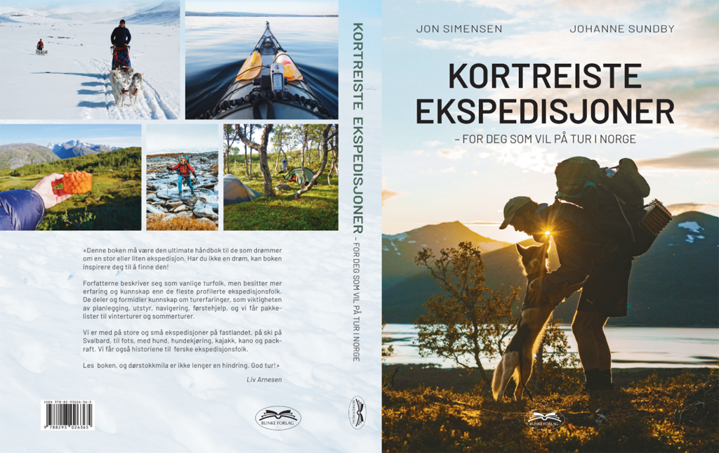 Bildet av omslag av boken Kortreiste ekspedisjoner