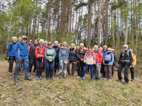Hele gruppa i Hovsmarka
