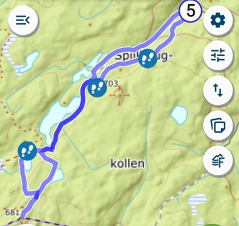 Plott av turen