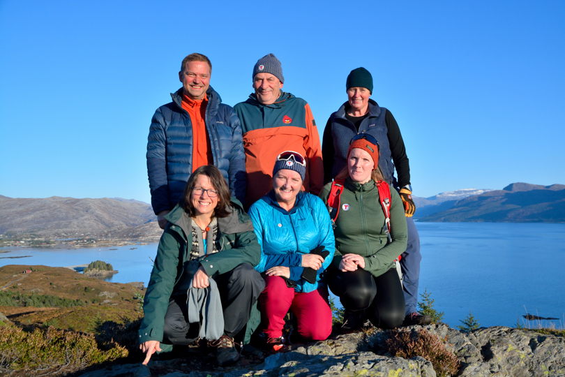 StyretBak frå venstre; Trond, Jarle, Siv Merete, Karen, Irene & Silje.Foto: Tor-Erik H. Paulsen.